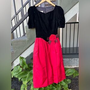 Gunne Sax by Jessica McClintock Vintage Formal Dress Prom 1980's 80's Size 5